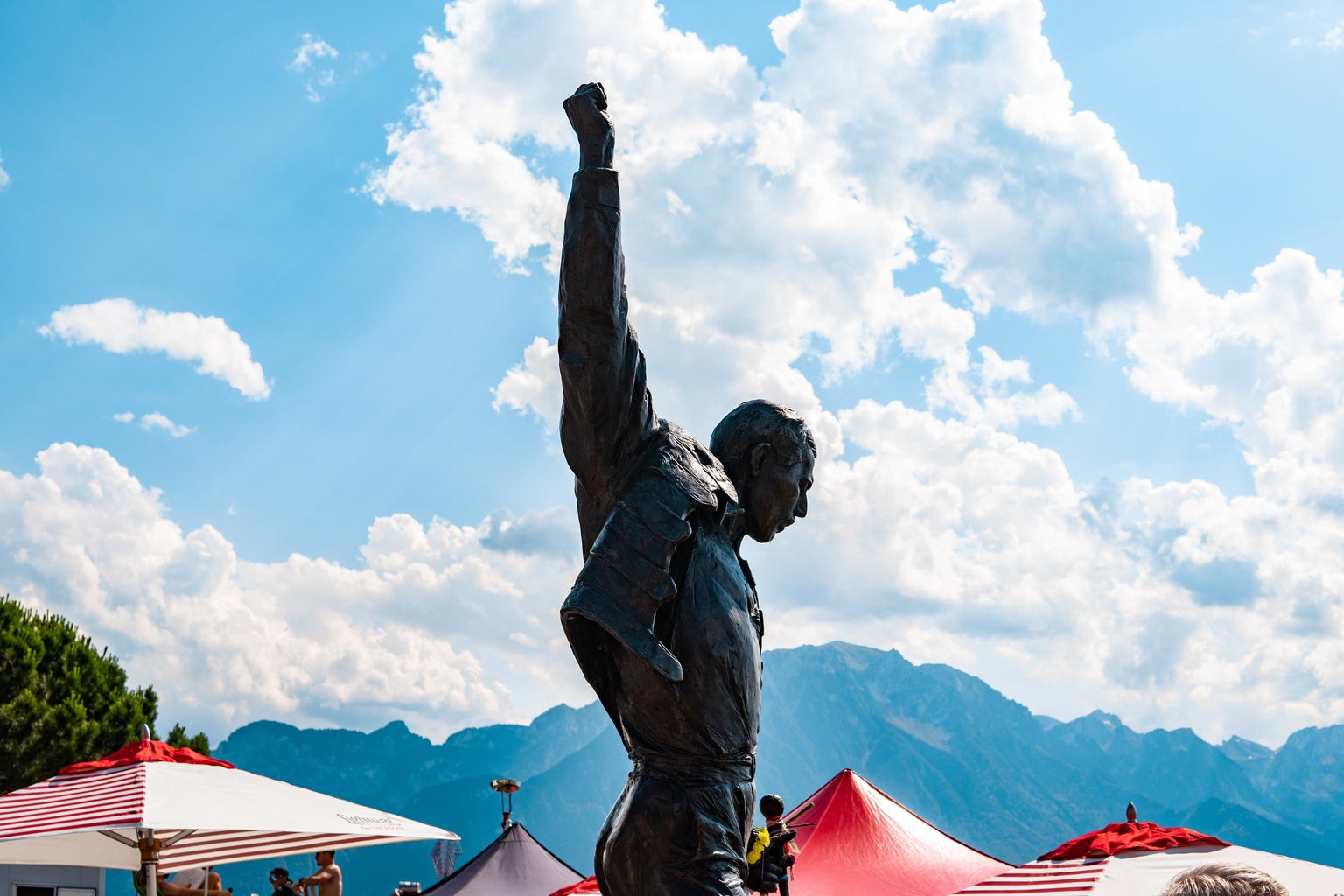 Statue of Freddie Mercury at Montreux