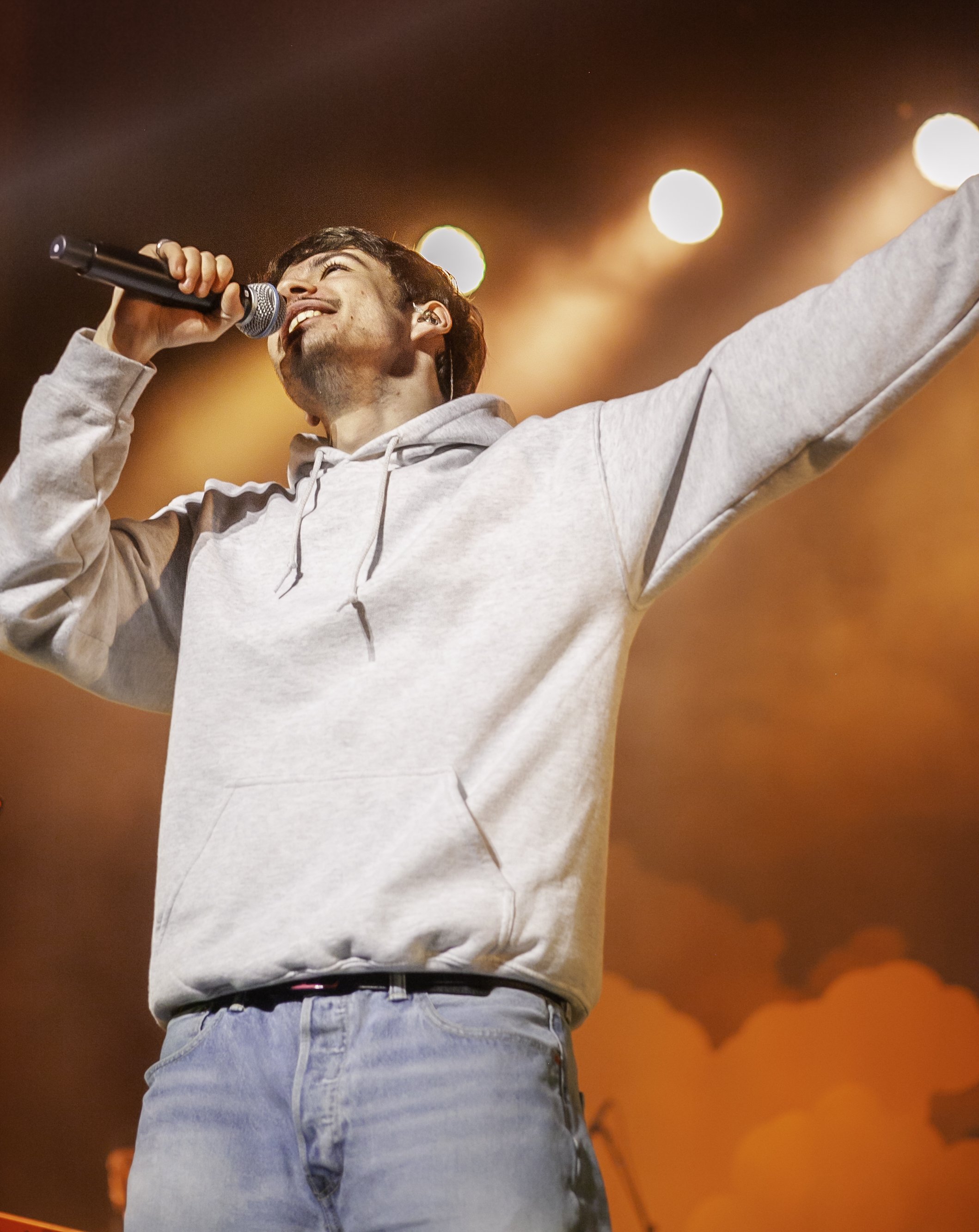 Concert photography of Rex Orange County