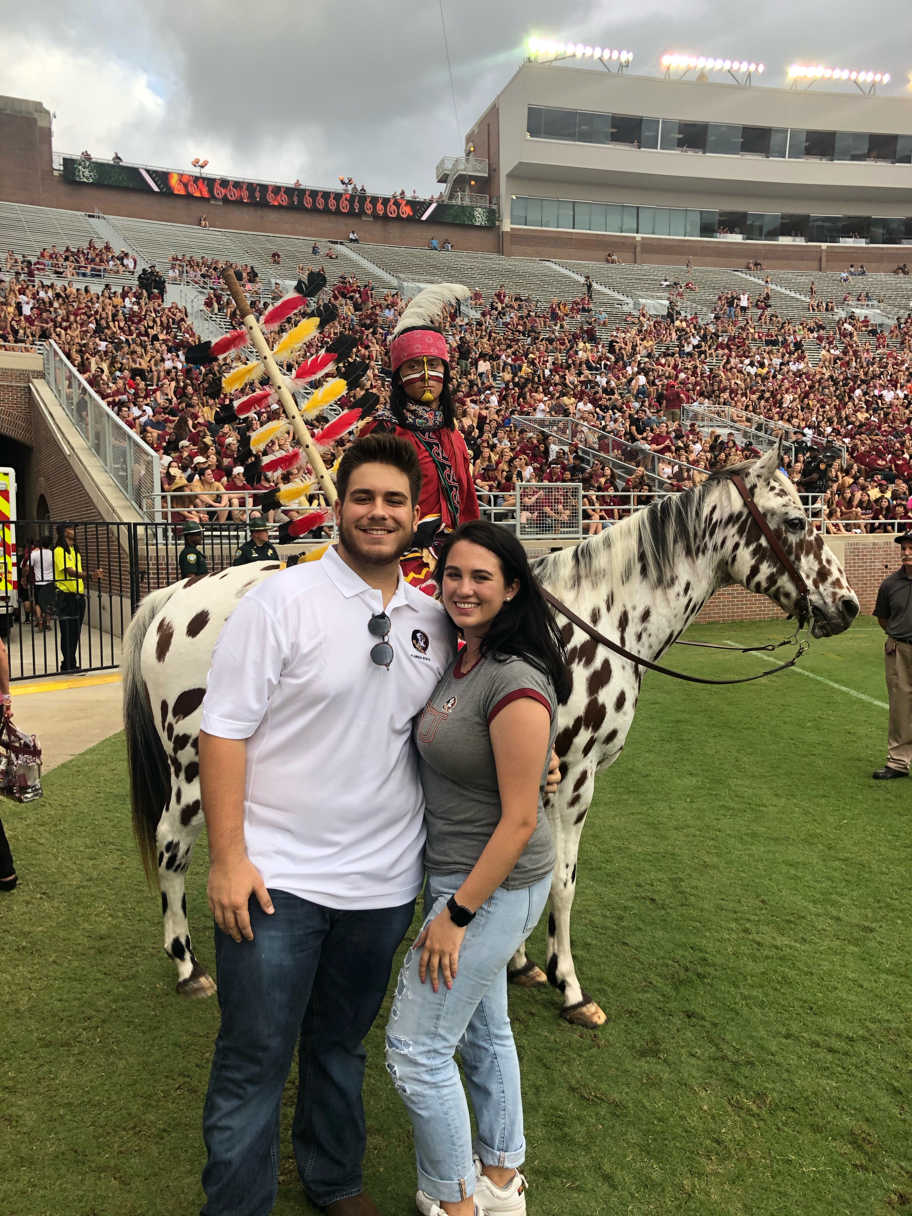 Me and Boyfriend with Osceola and Renegade