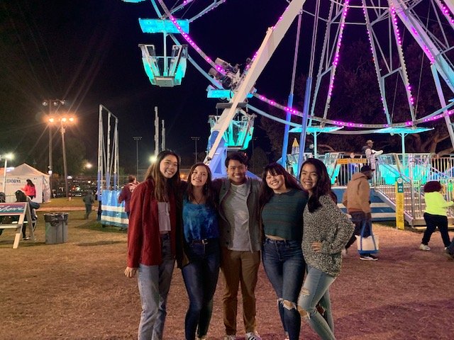 Friends at the fair
