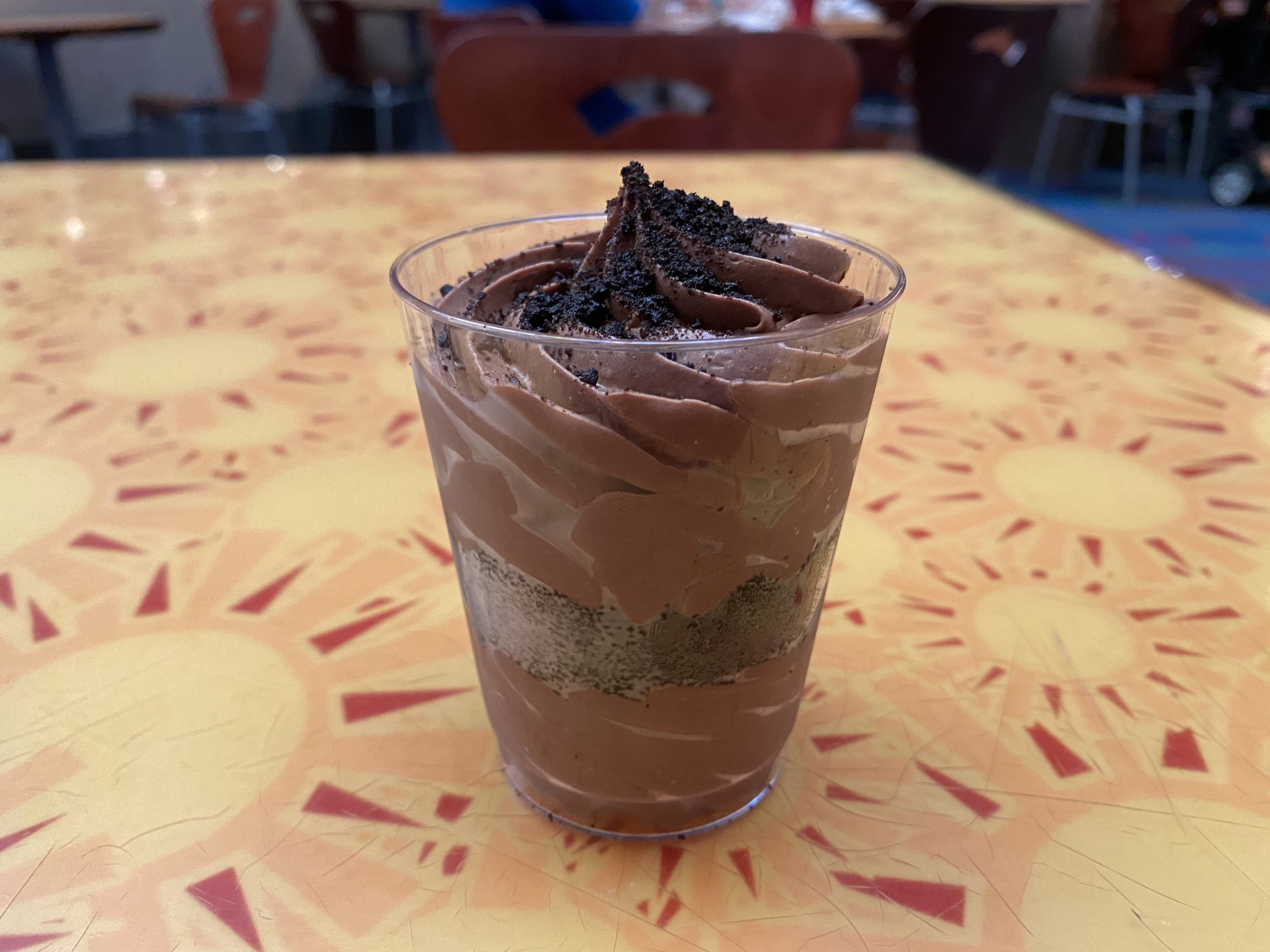 Vegan Oreo Chocolate Mousse at Epcot