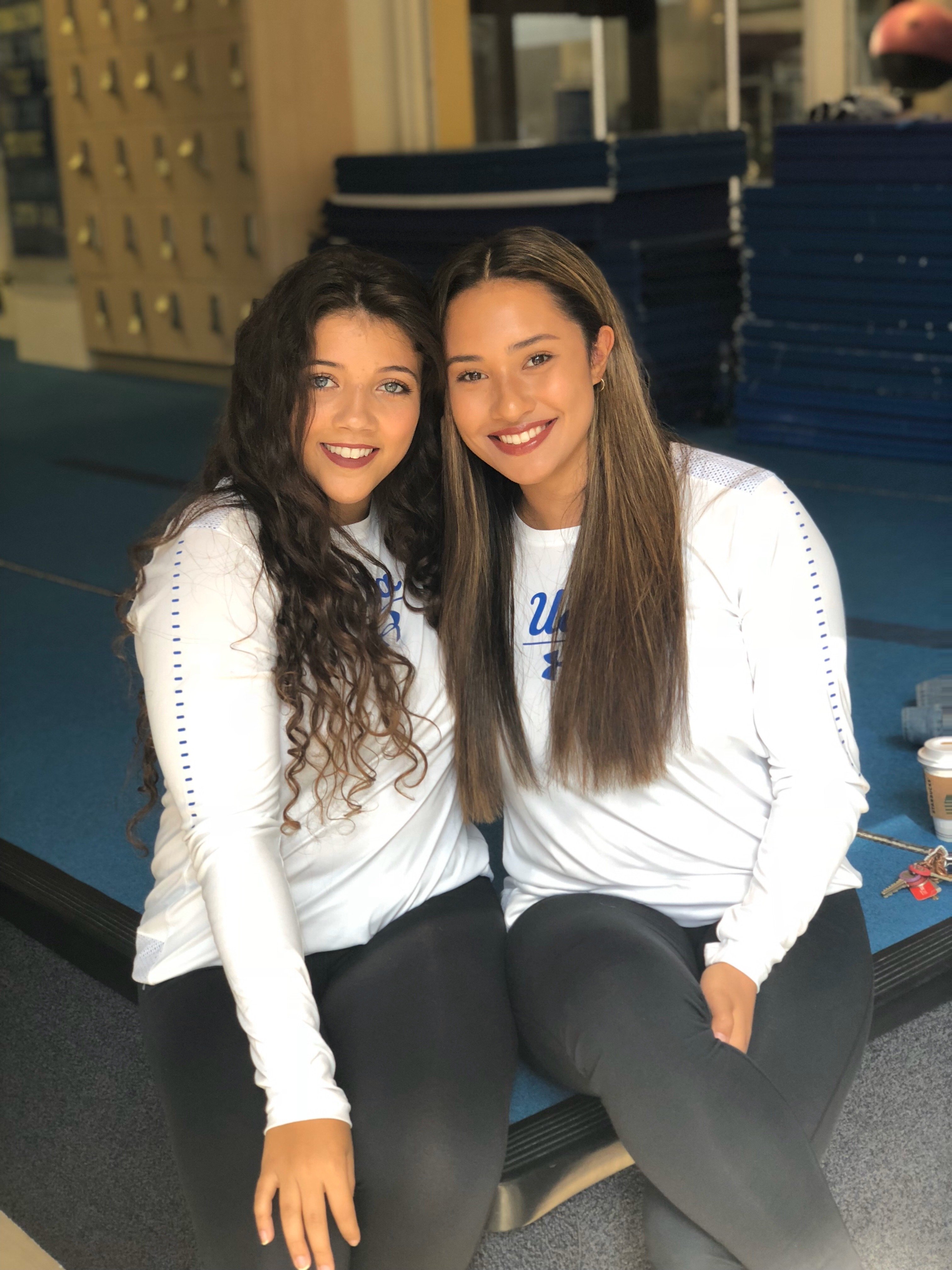 Photo of myself and friend Sophia