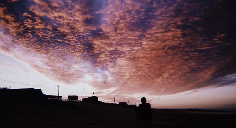 Summer\'s pink sky photo