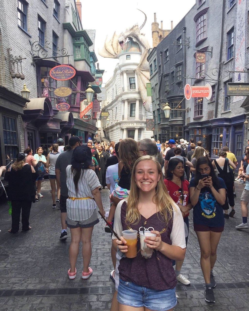 me in harry potter world at universal
