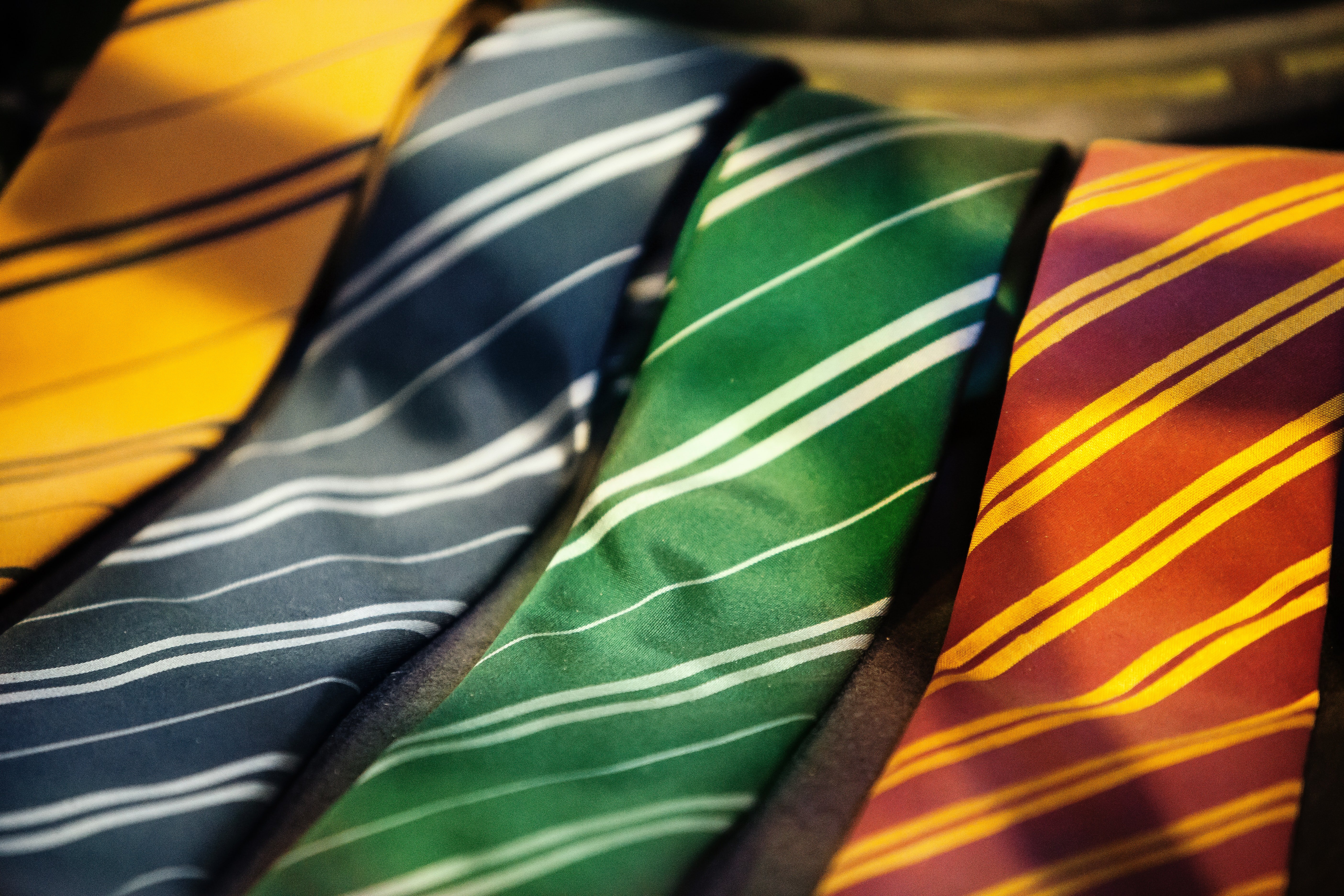 hogwarts house ties harry potter