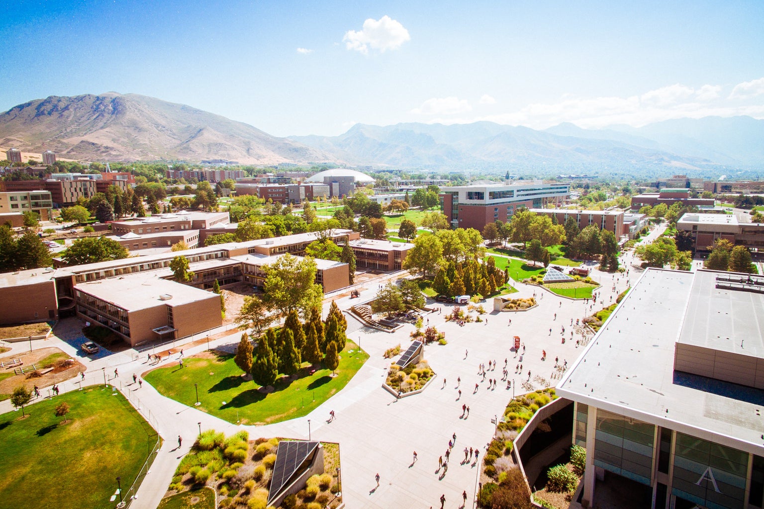 University of Utah aerial view