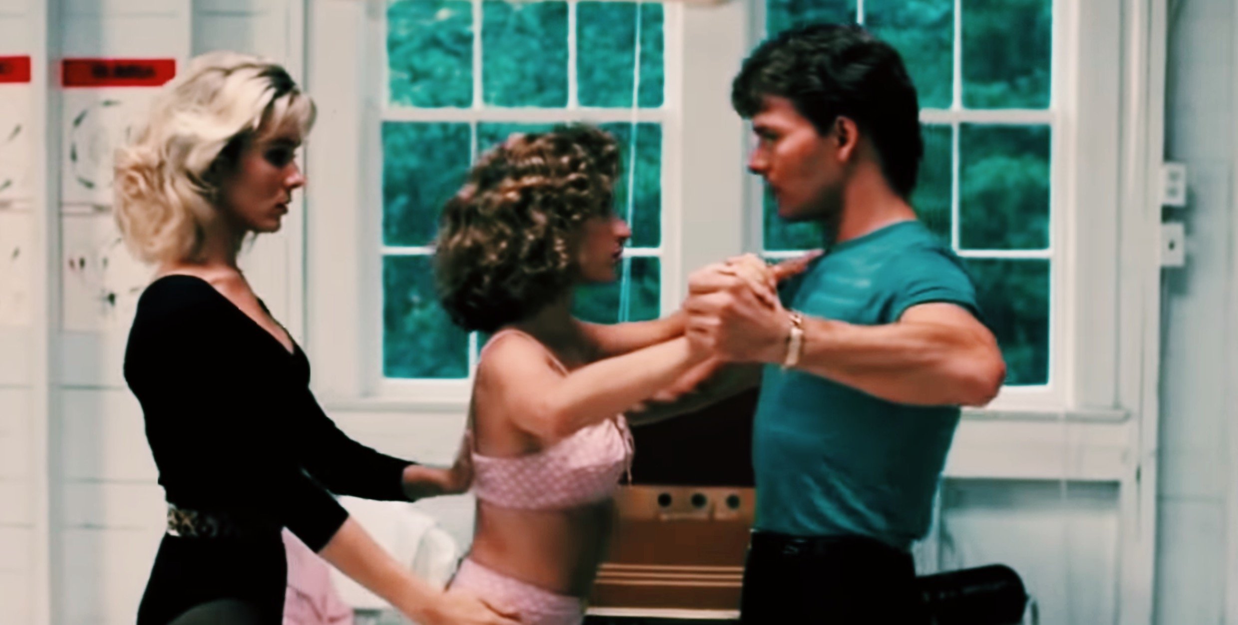 Three people dancing