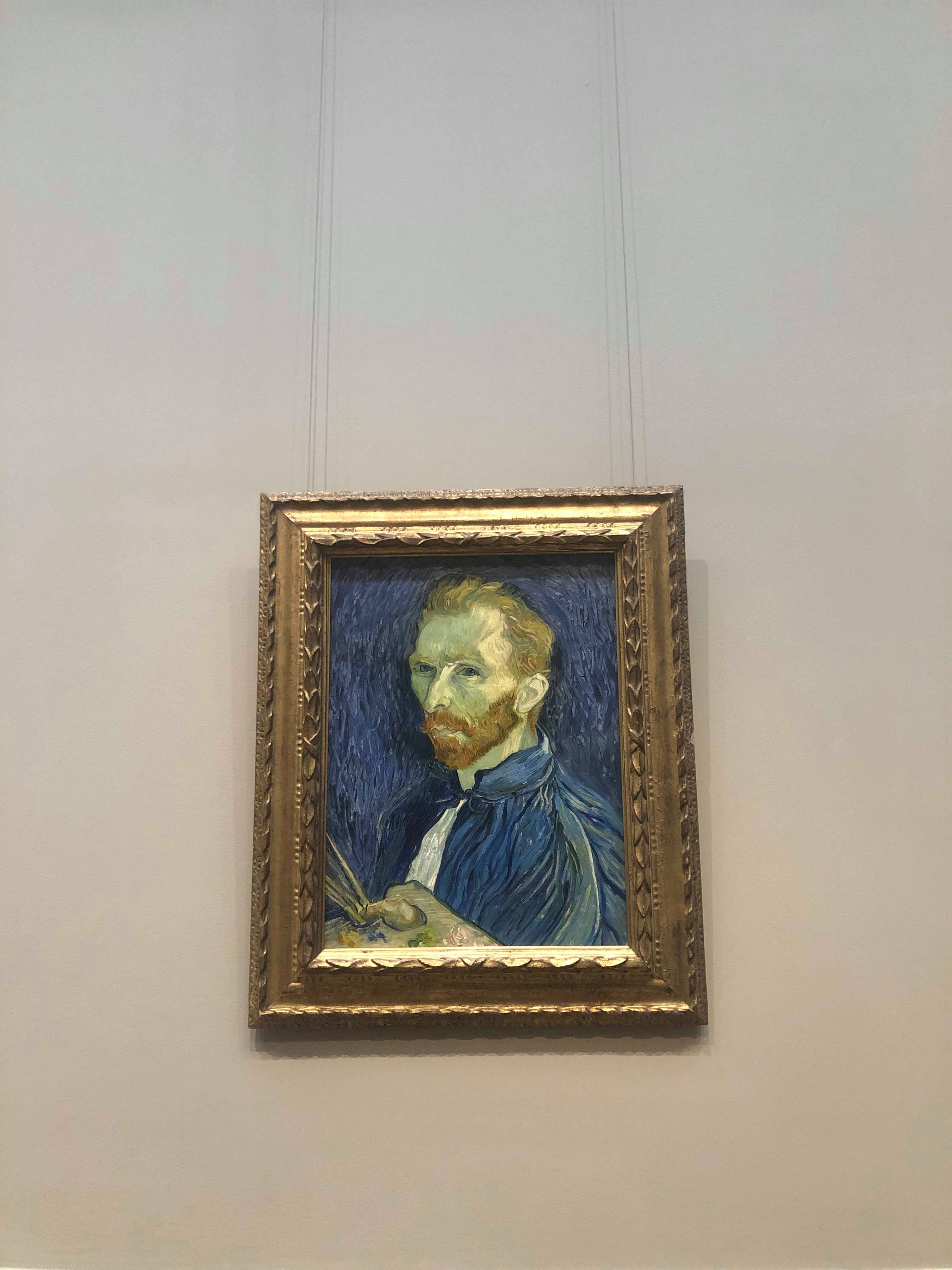 Self portrait of Van Gogh