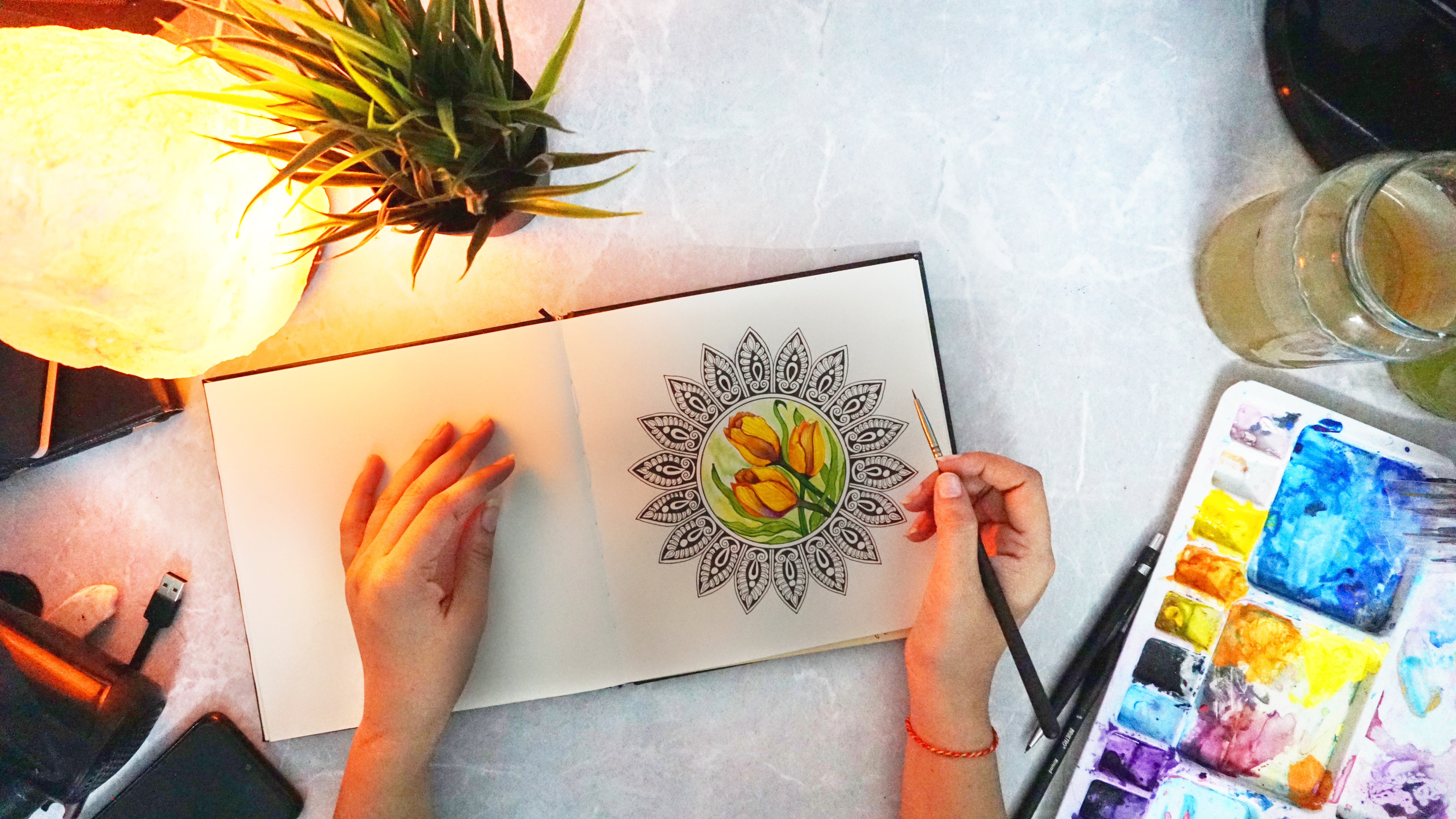 Drawing mandala