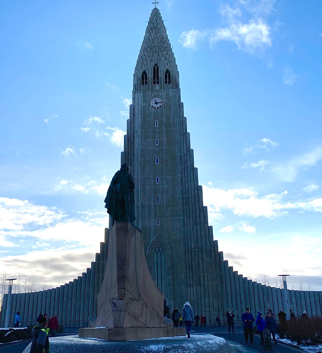 Hallgrimskirkja cathedral in Reykjavik