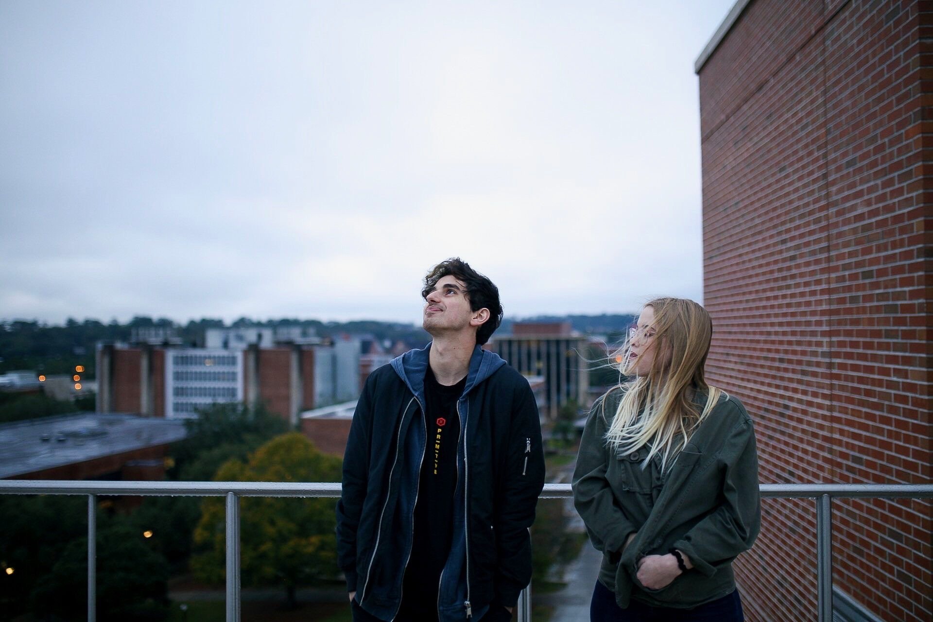 Wyatt and Breanna on Rooftop