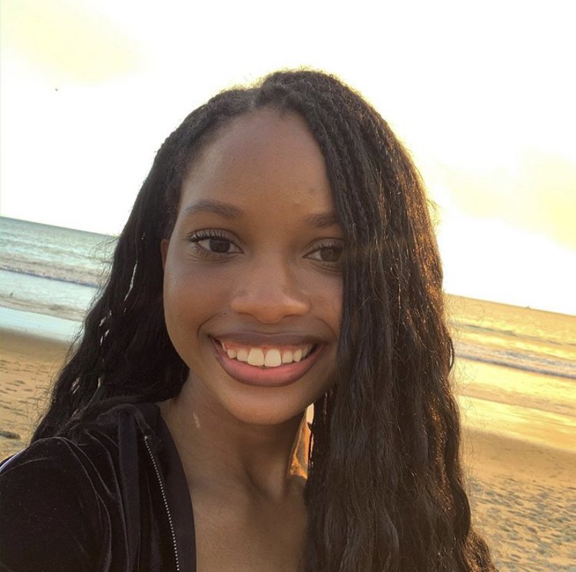 selfie of woman at the beach