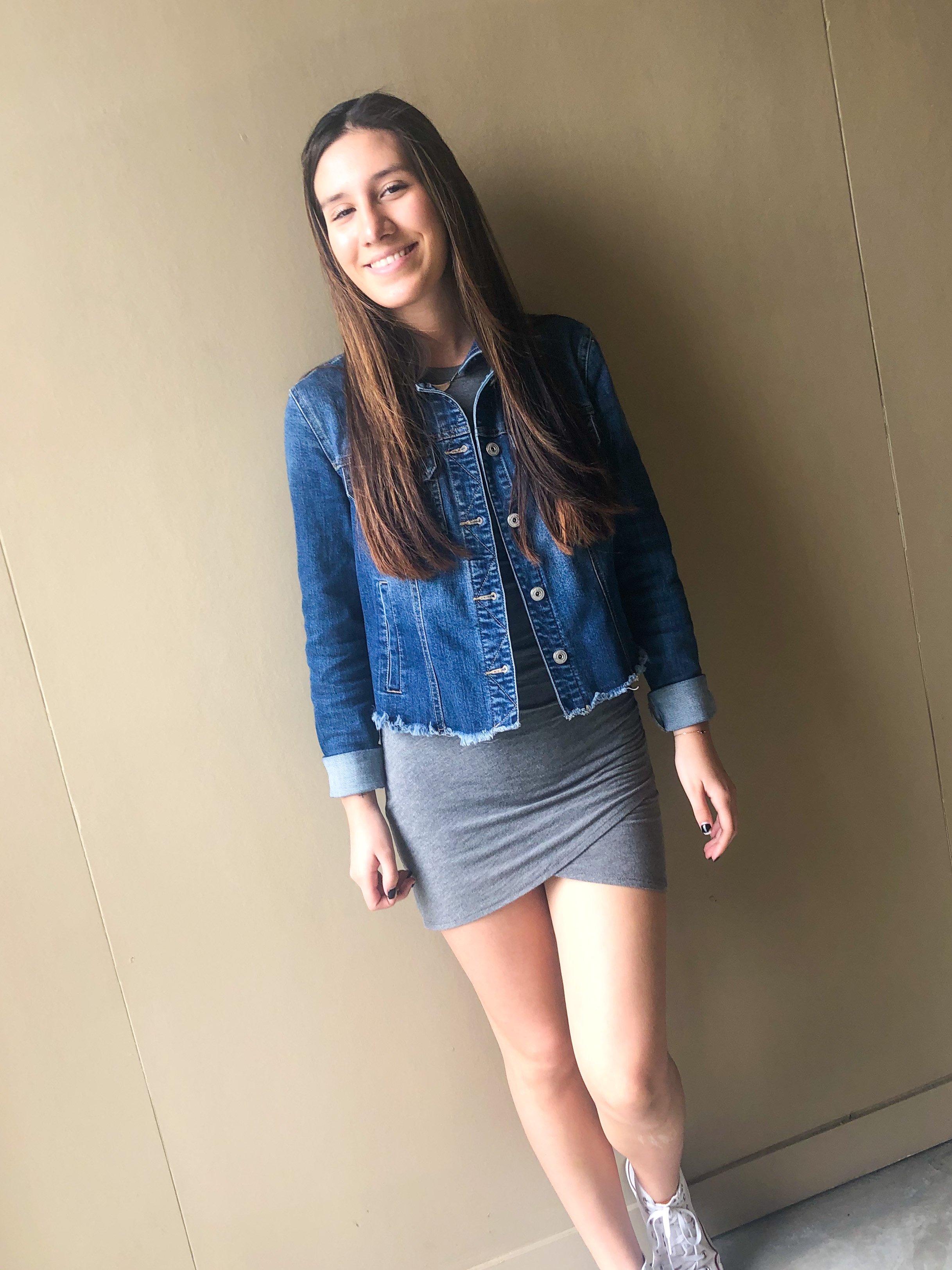 Me against a plain background