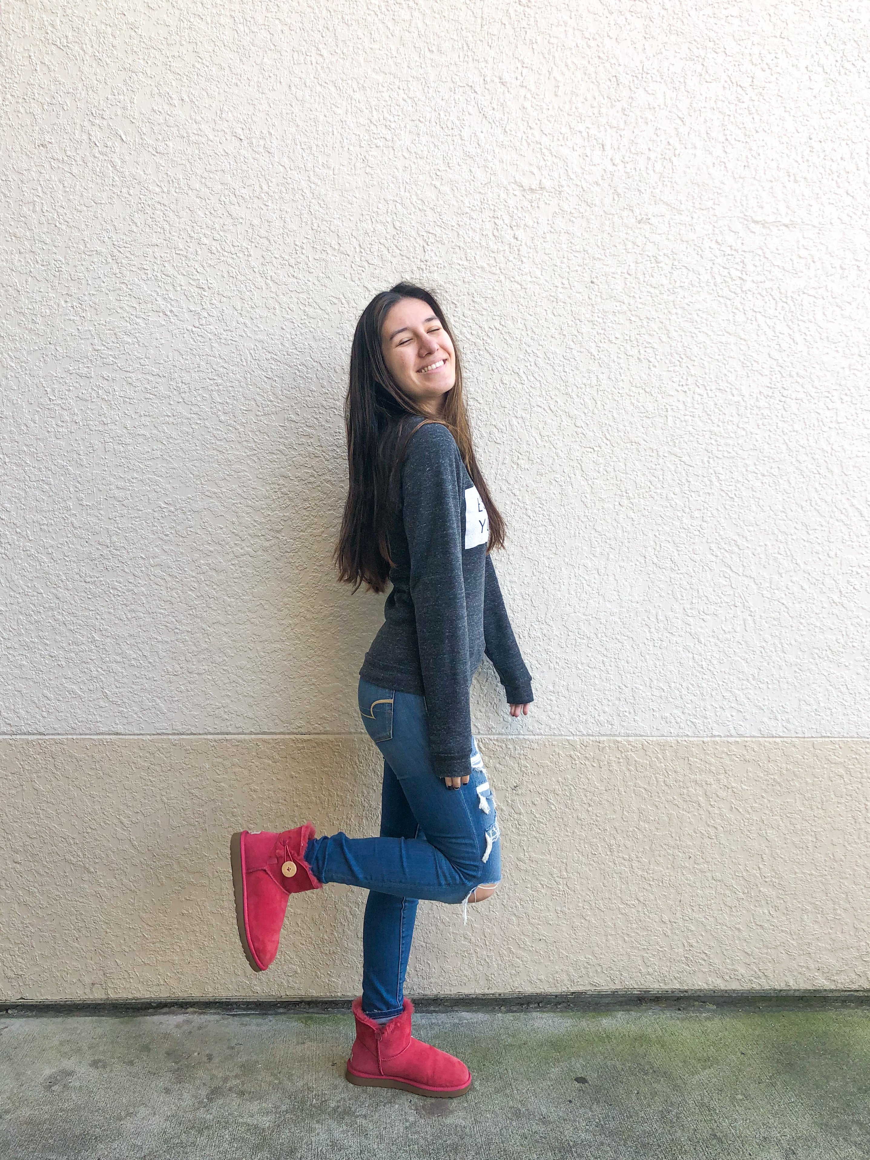 Me against a plain background