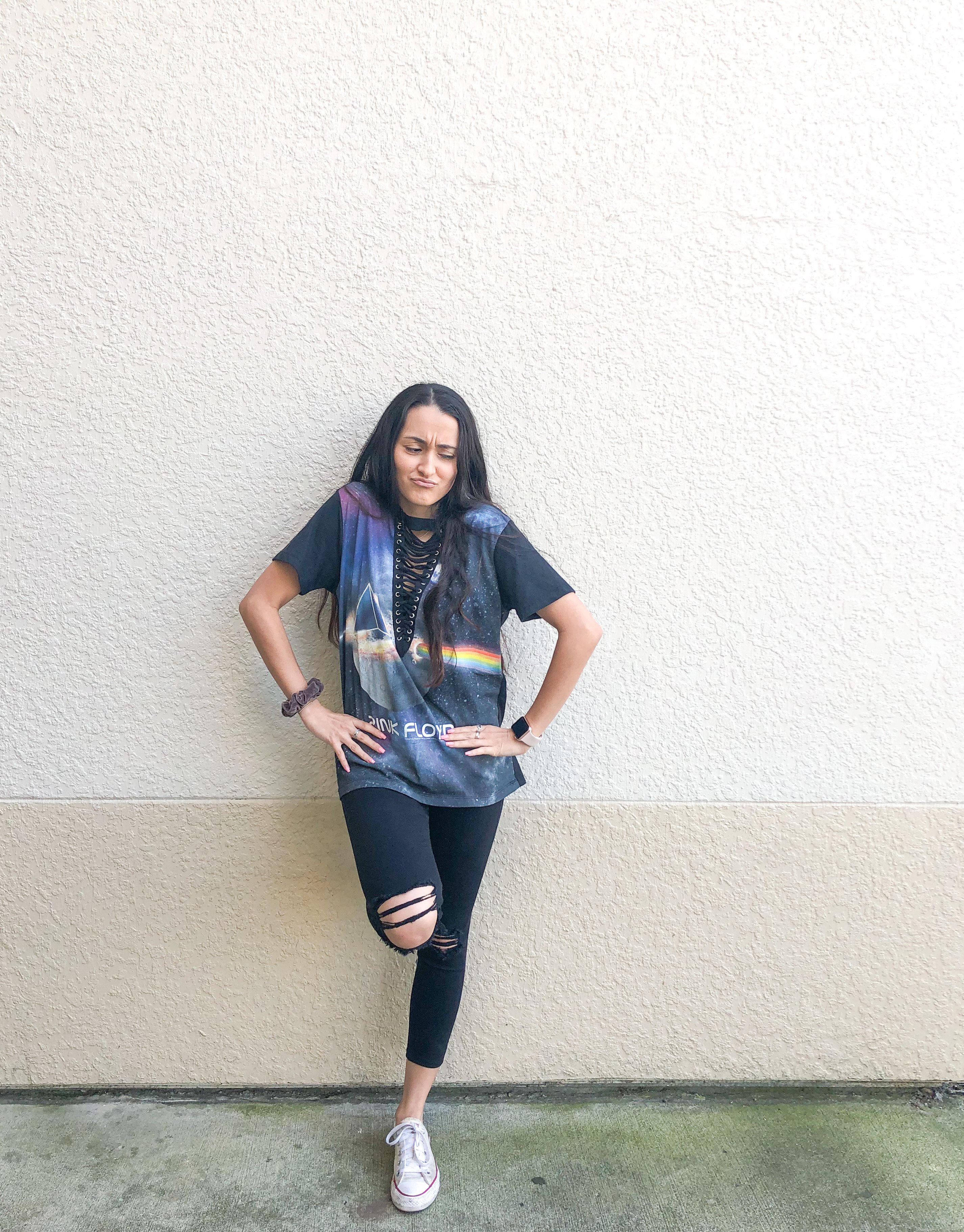 Me against a plain background