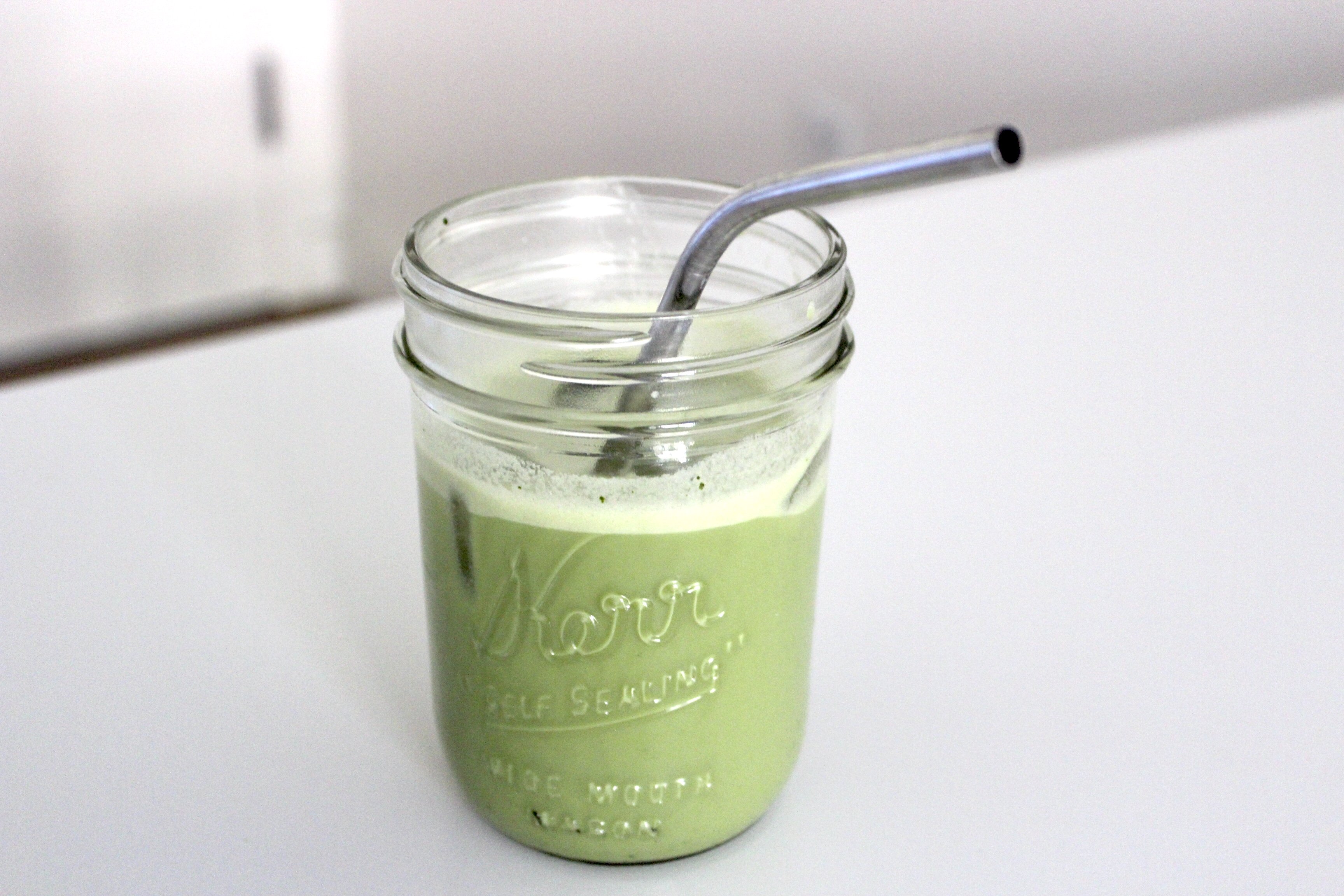 Photo of my DIY matcha