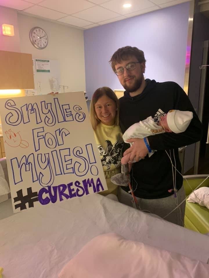 family with baby #cureSMA