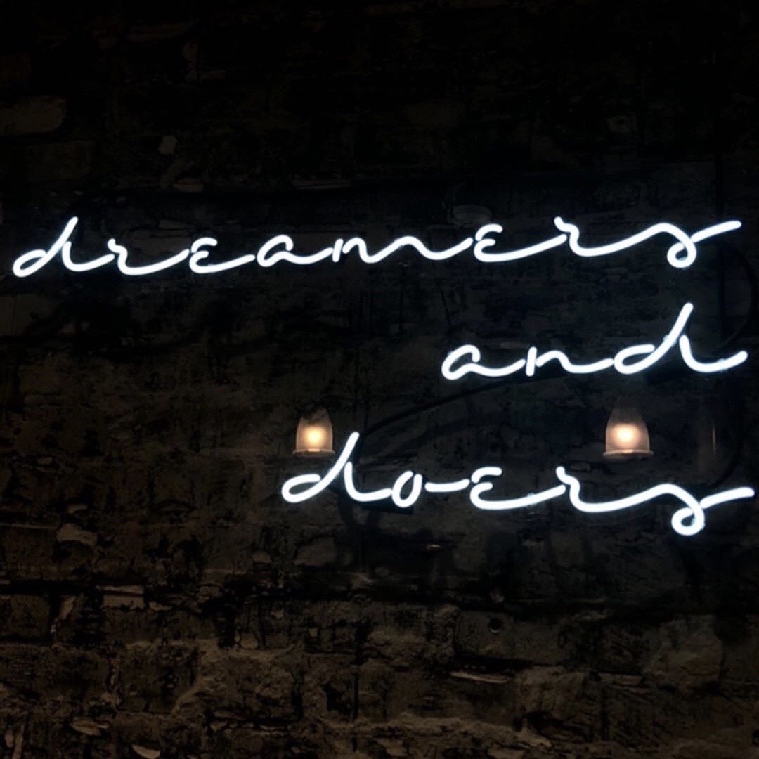 neon sign at Oxford Exchange in Tampa