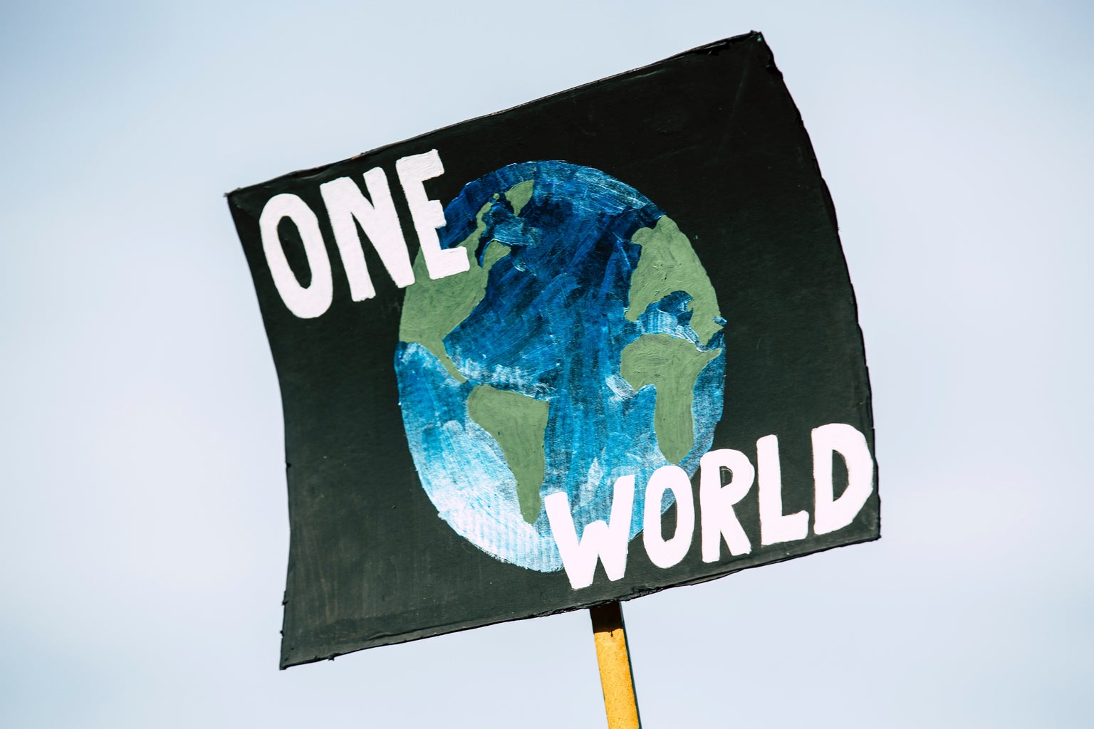 poster of planet and one world