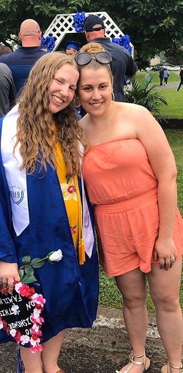 Erin Blank and her mom