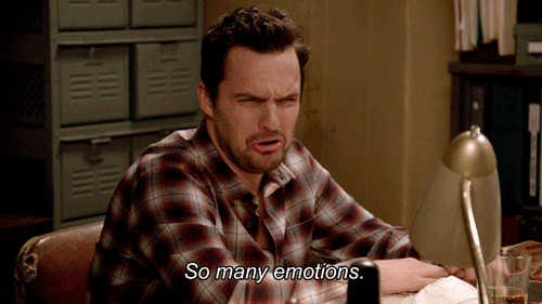 New Girl Nick Miller Emotional GIF