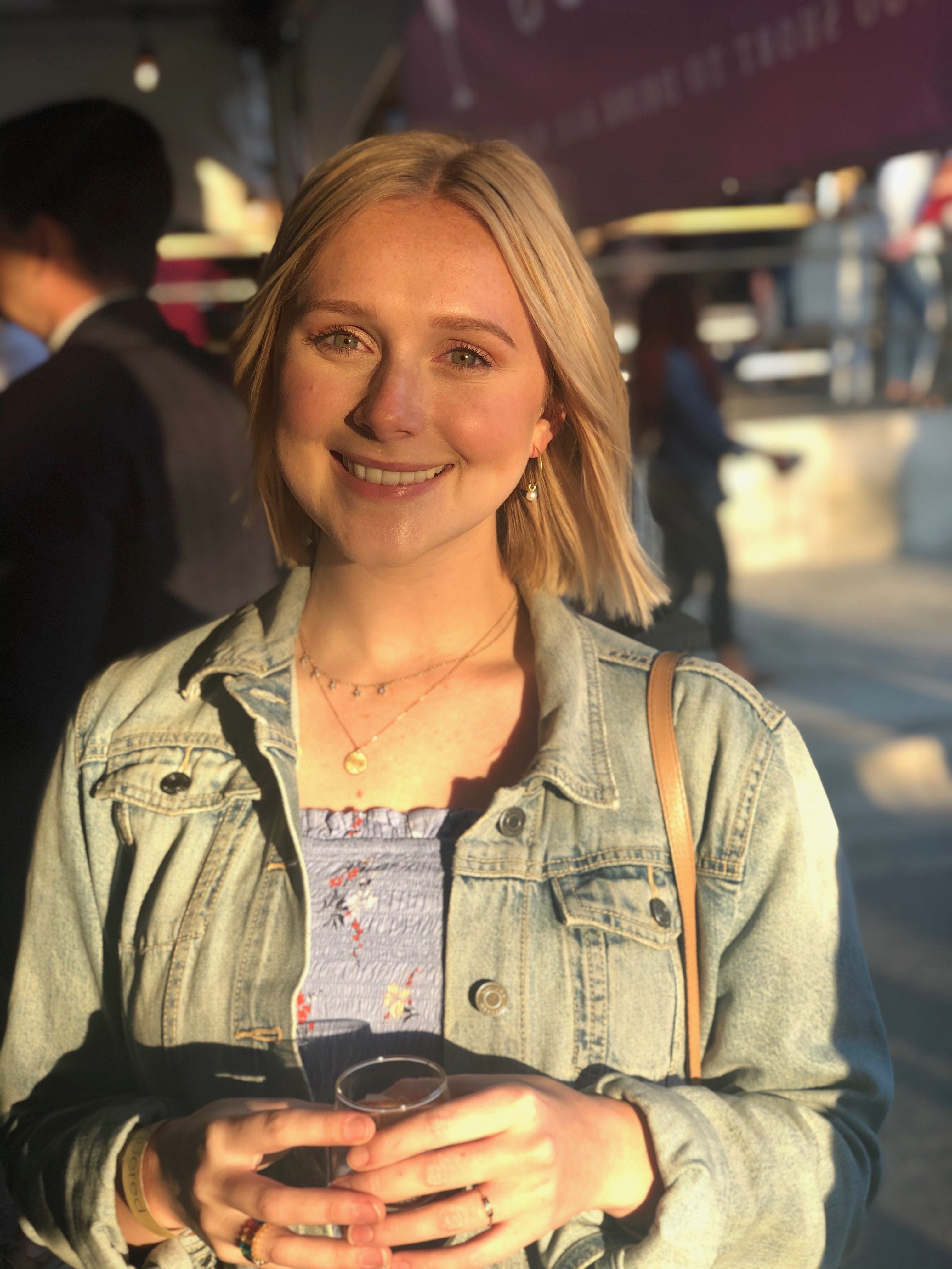 Liv Brown happy and smiling