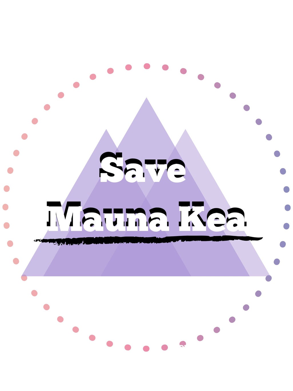 save Mauna Kea logo