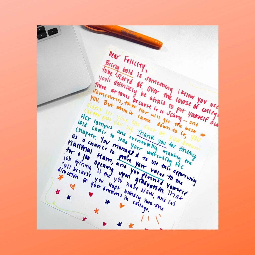 5 Her Campus Editors Write Letters to Their Former Selves About The ...
