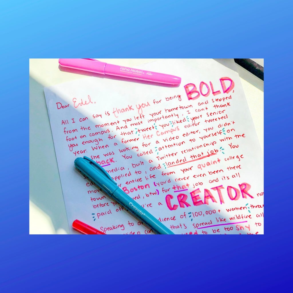 5 Her Campus Editors Write Letters to Their Former Selves About The ...