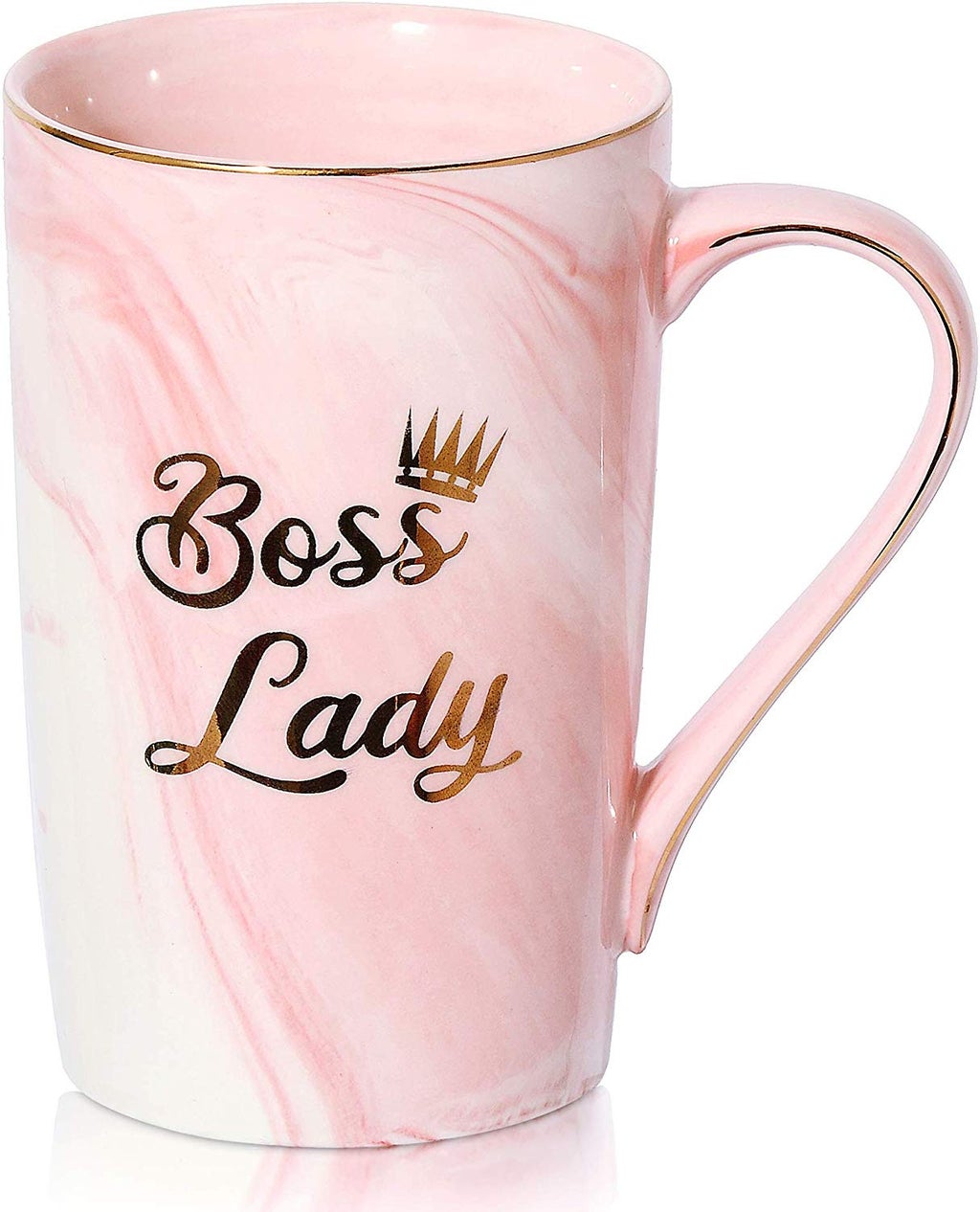 pink boss lady coffee mug