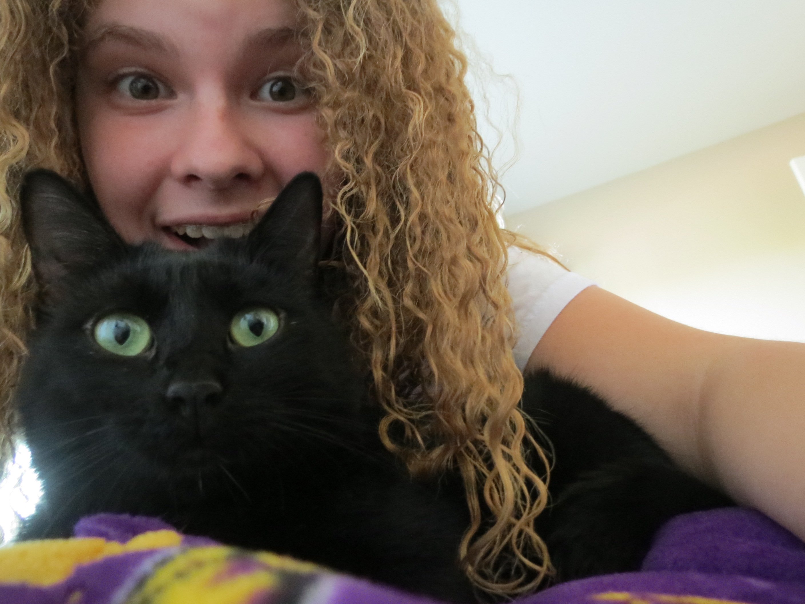 Picture of my cat and I