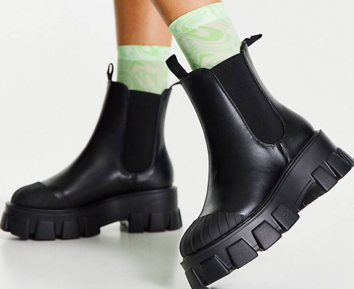 asos chunky chelsea boots