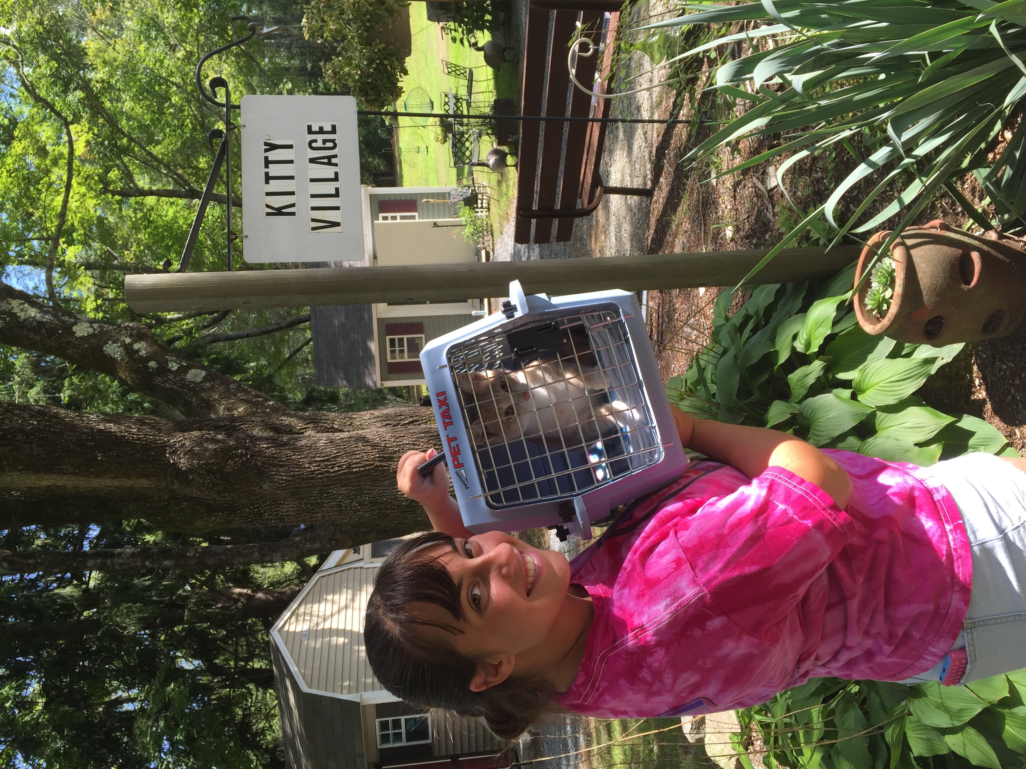 me, celebrating the adoption of my cat Calvin