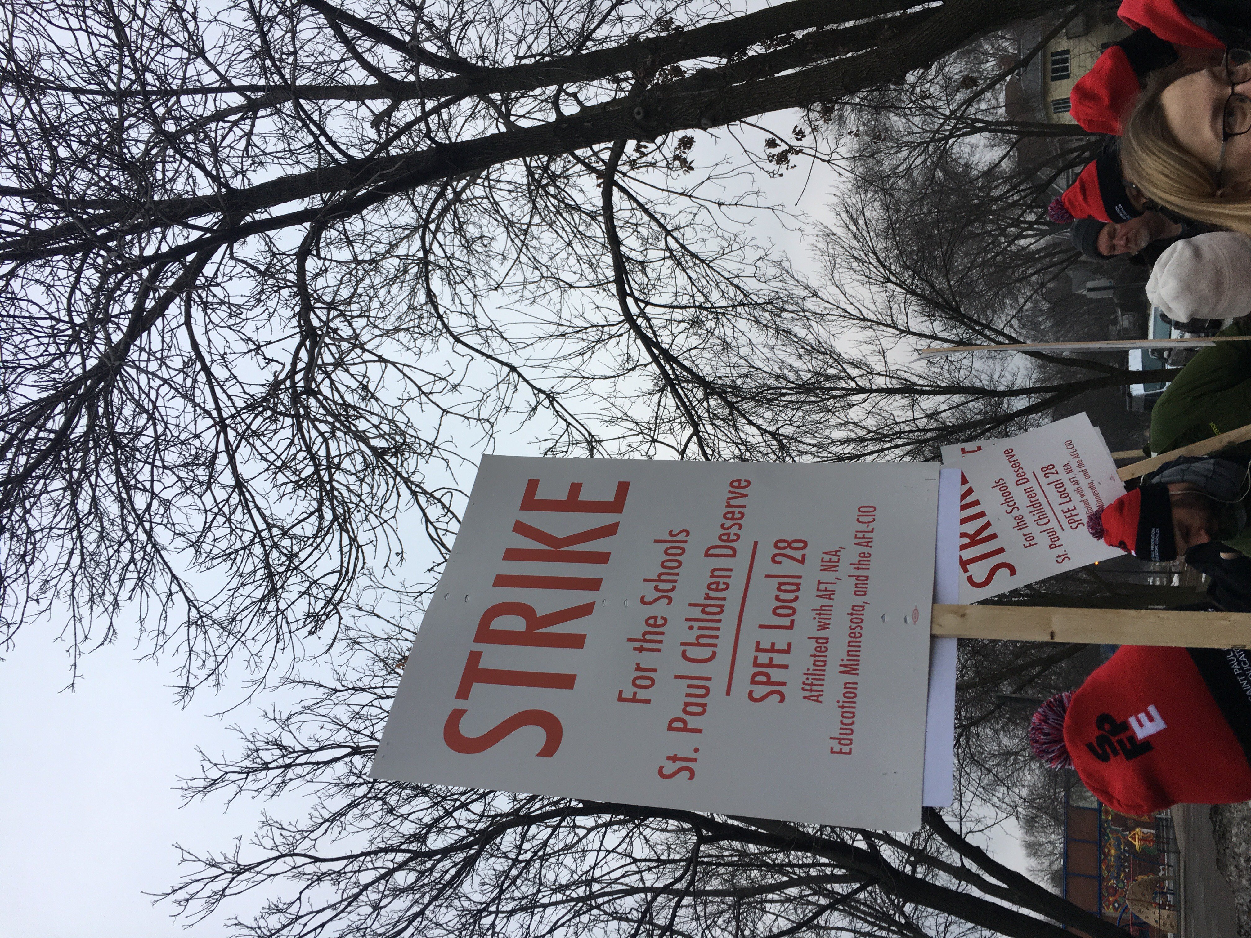 Sign used during the St. Paul Teachers Strike