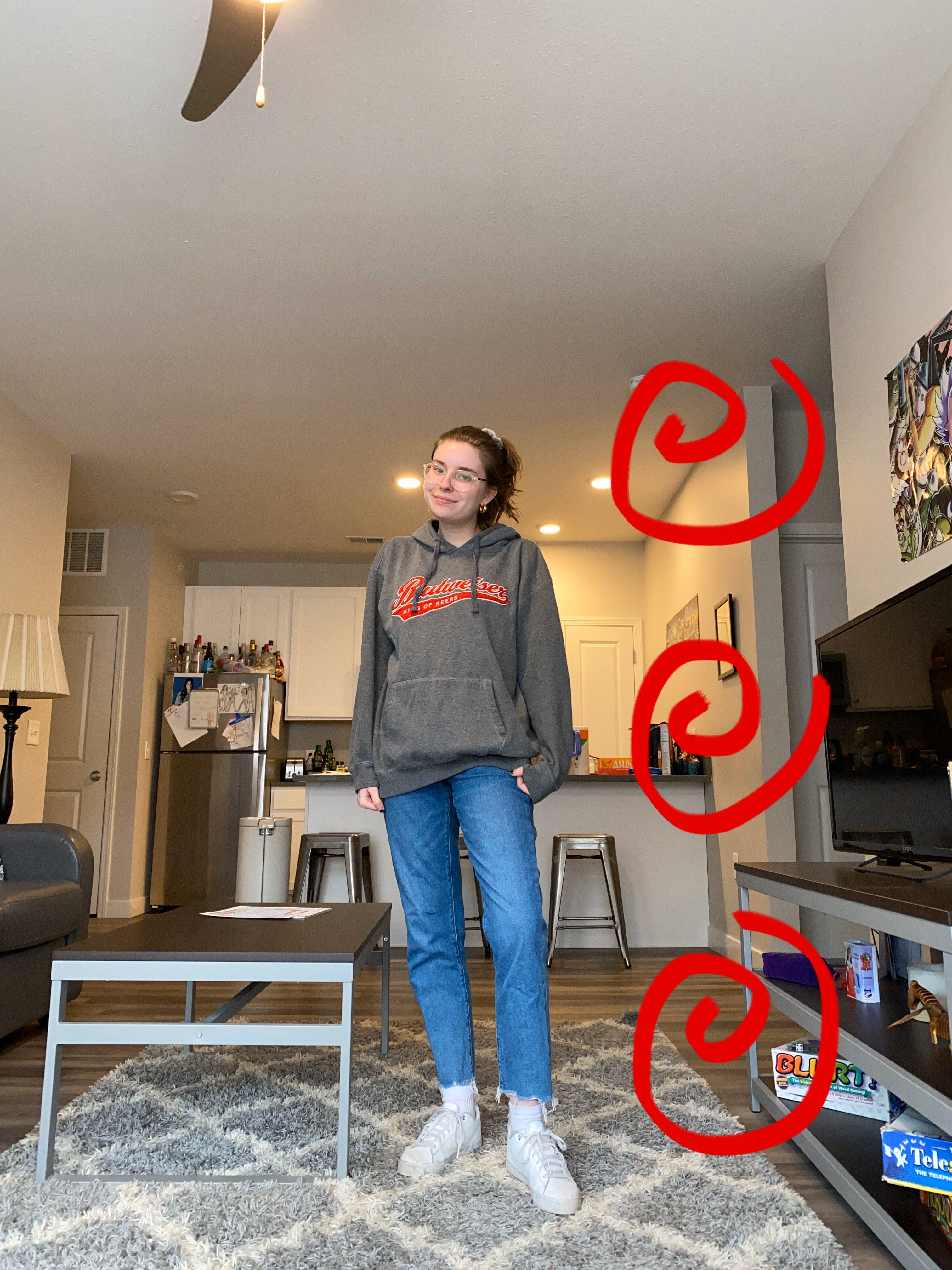 Sydney Richardson styling thrifted clothing items