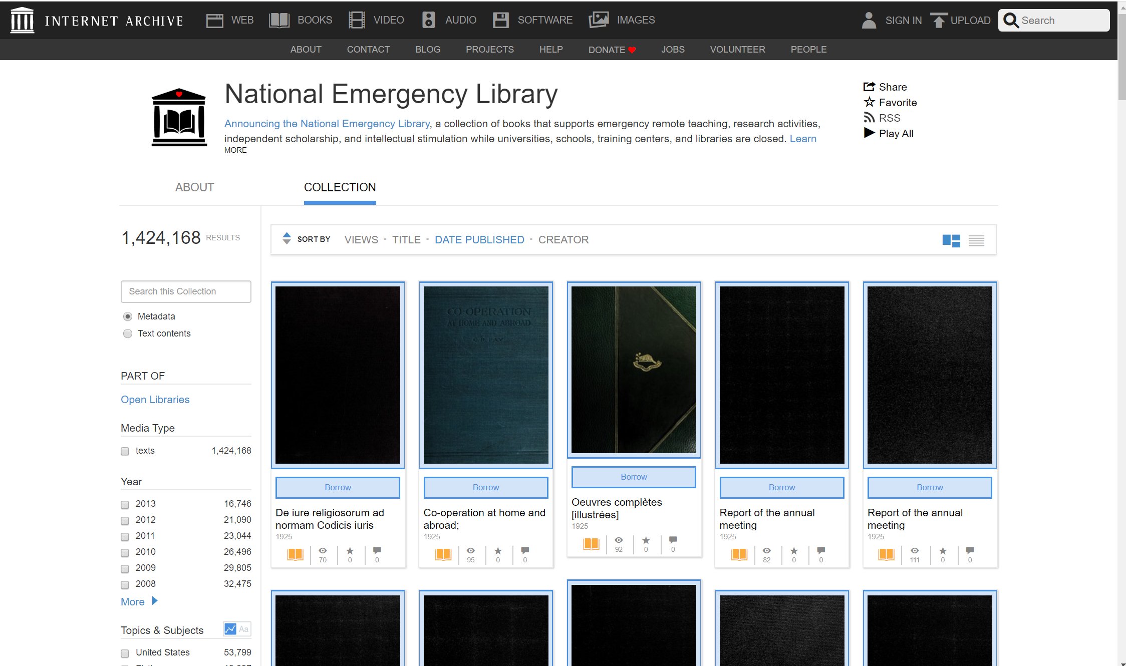 internet archive screenshot