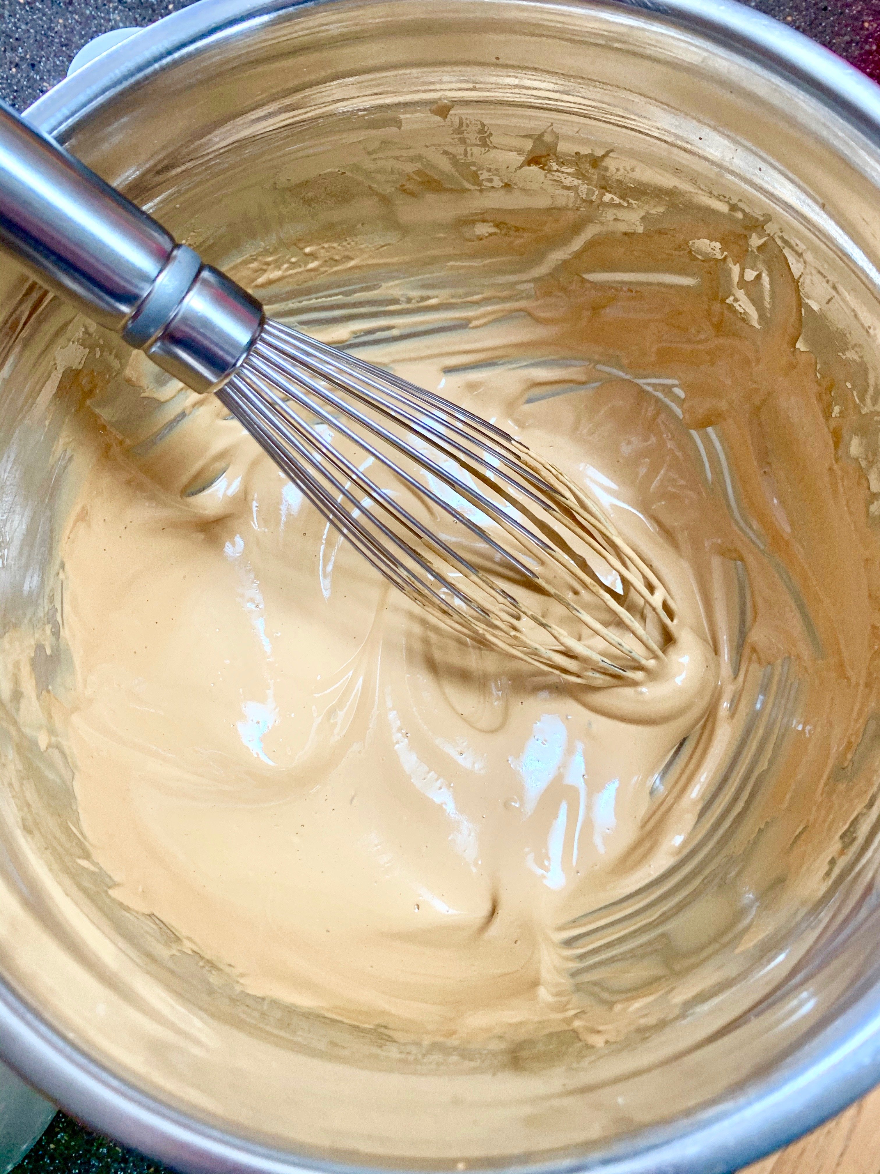 whipped coffee in bowl