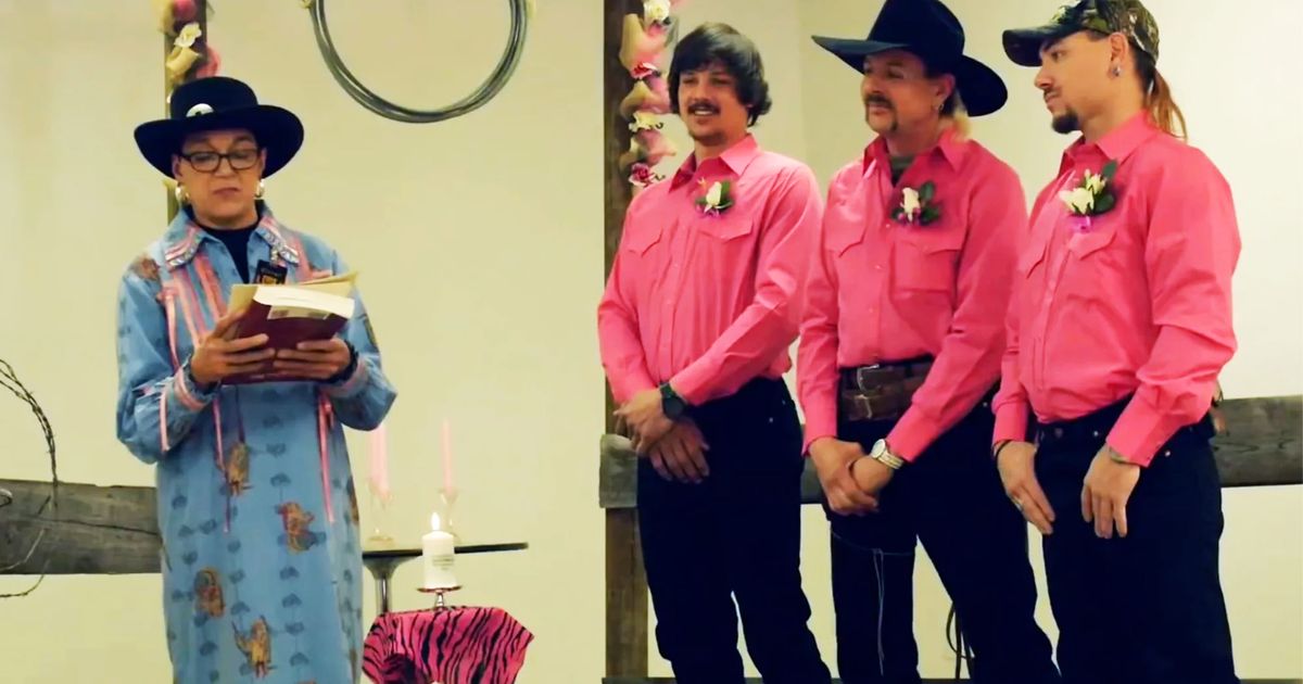 Joe Exotic at his wedding