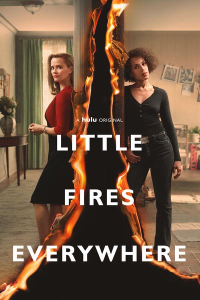 Hulu poster for \"Little Fires Everywhere\"