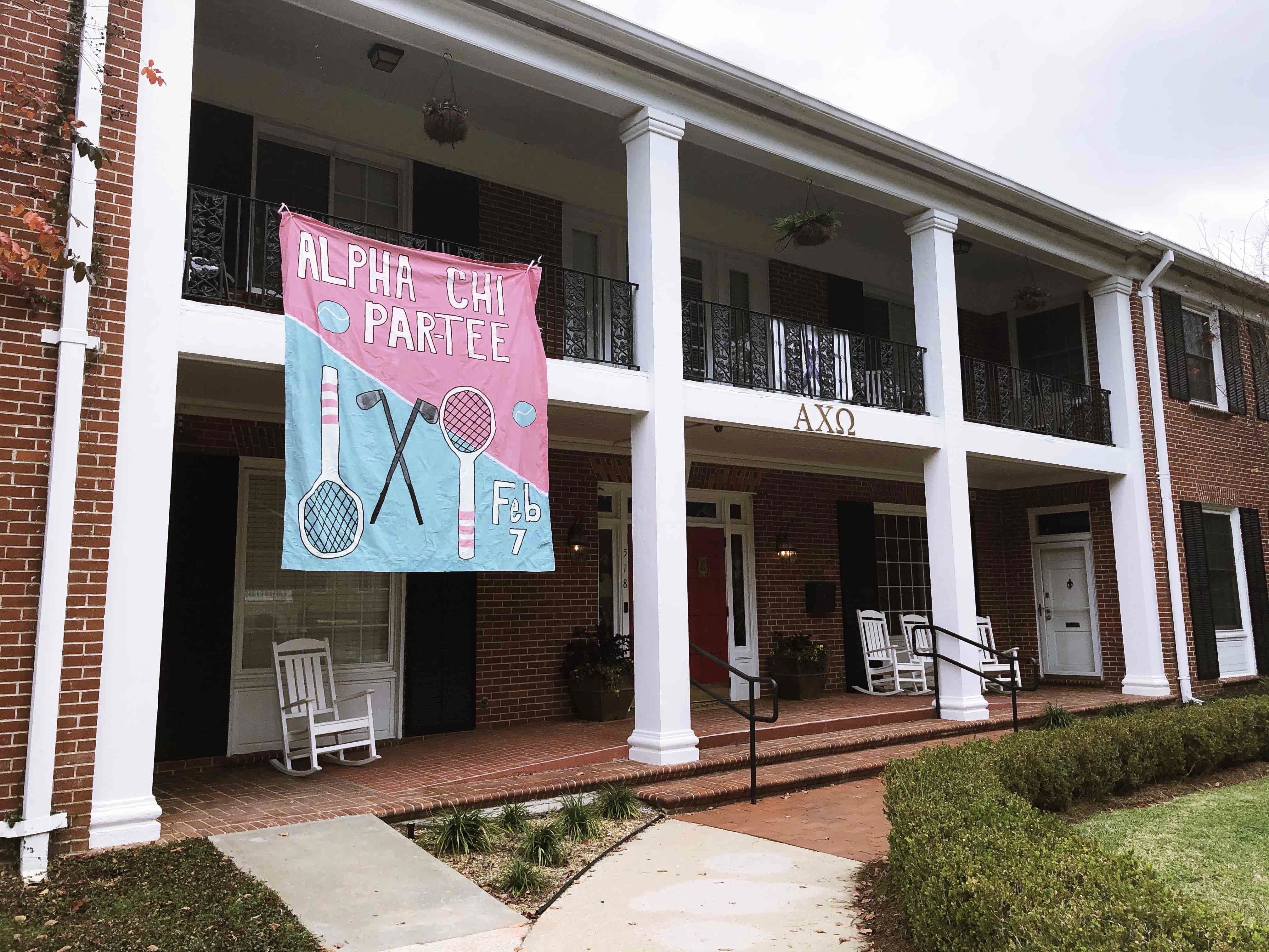 the front of my sorority house