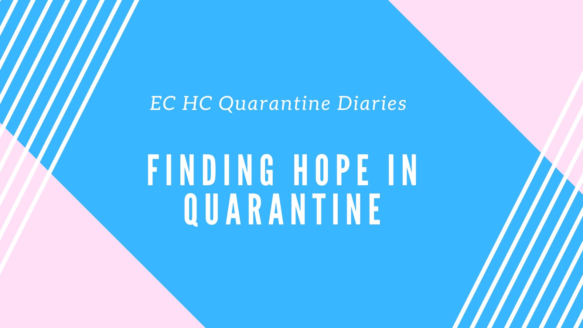 A graphic that our chapter created for a new theme of artices we are doing for \"Quarantine Diaries\"