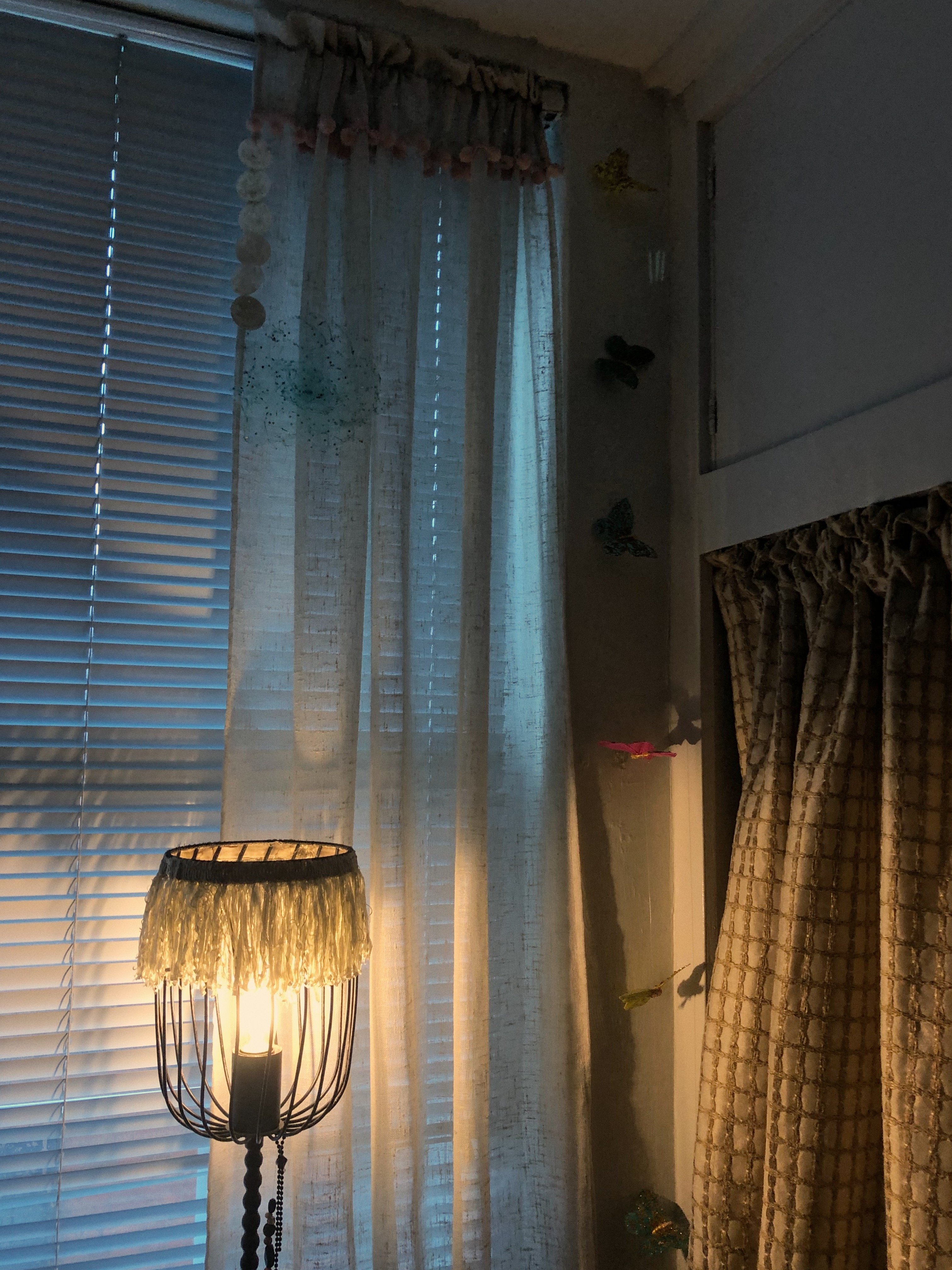 curtains in my sorority house