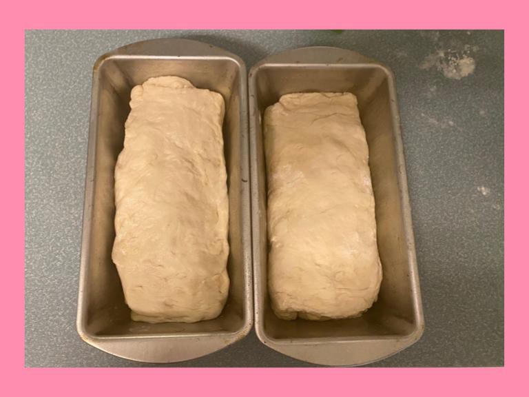 Baking bread, uncooked, dough