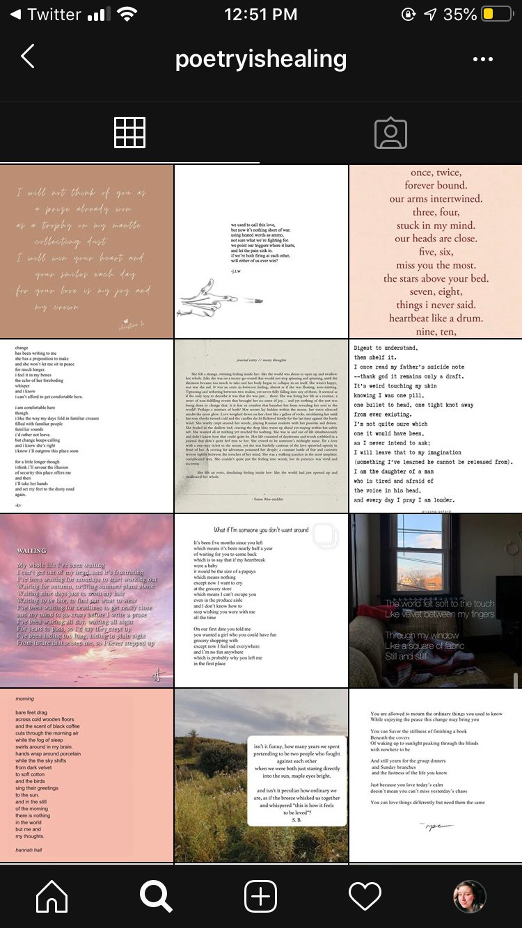 @poetryishealing on instagram
