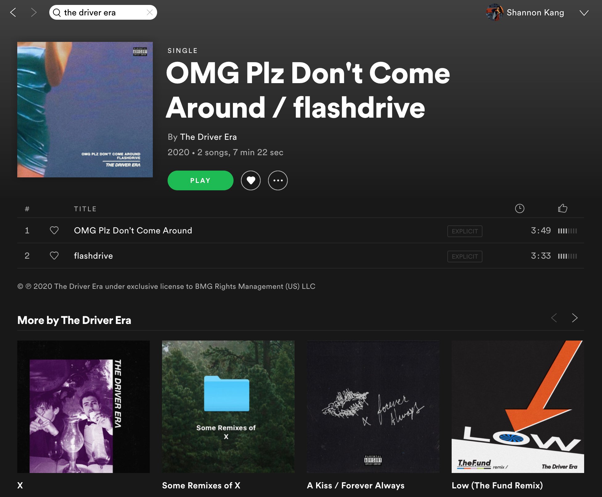 The Driver Era Spotify