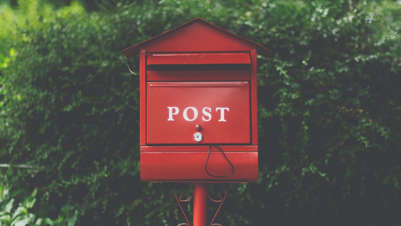 red mailbox