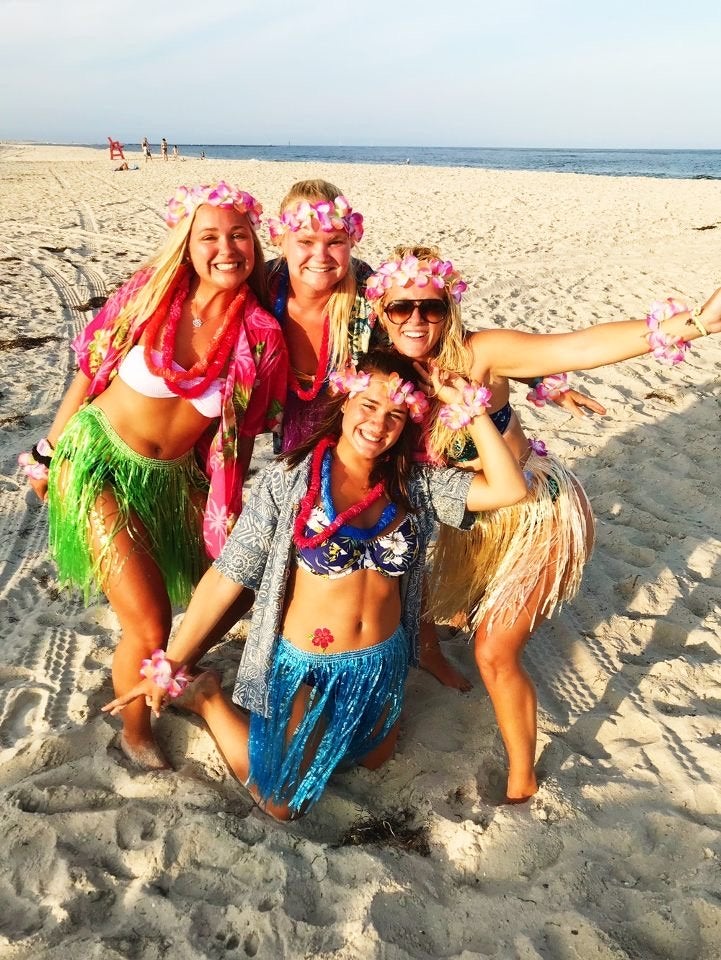 summer beach hula