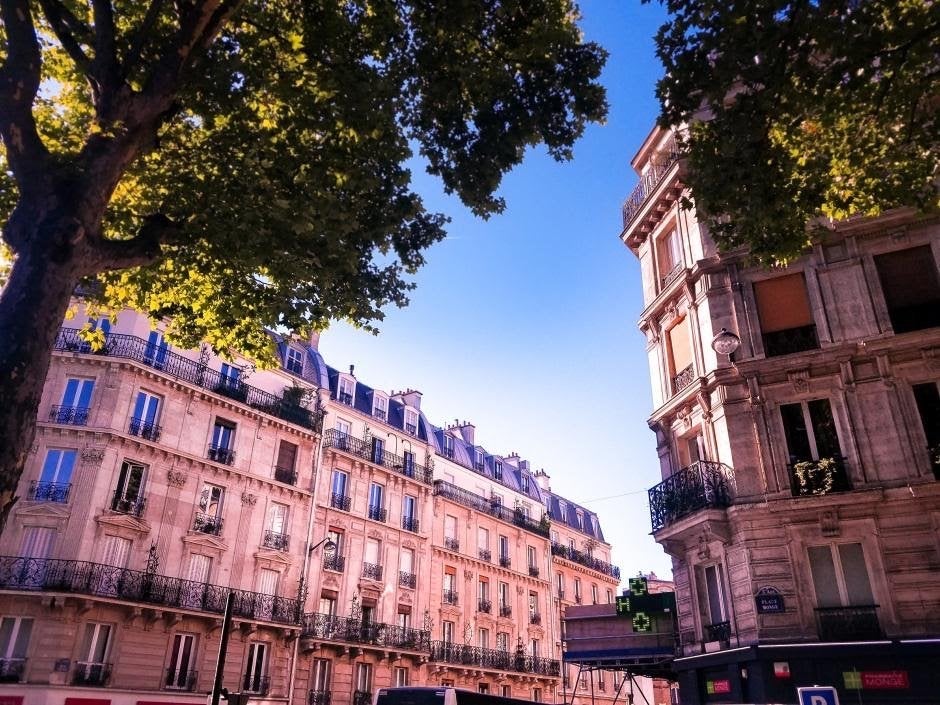Parisian Street View Photo