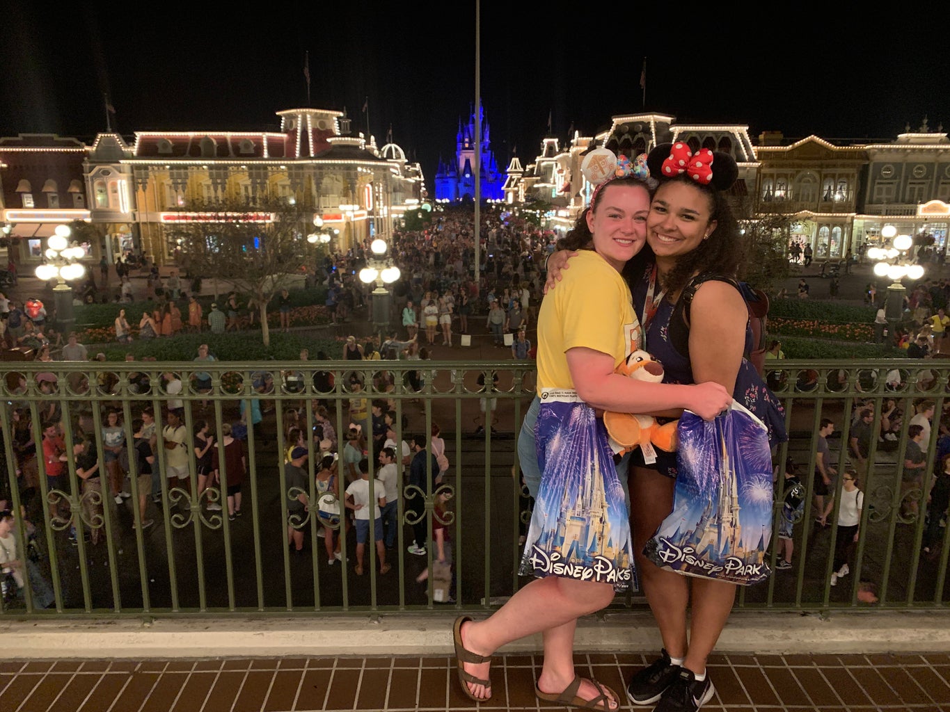 Girl friends at Disney World