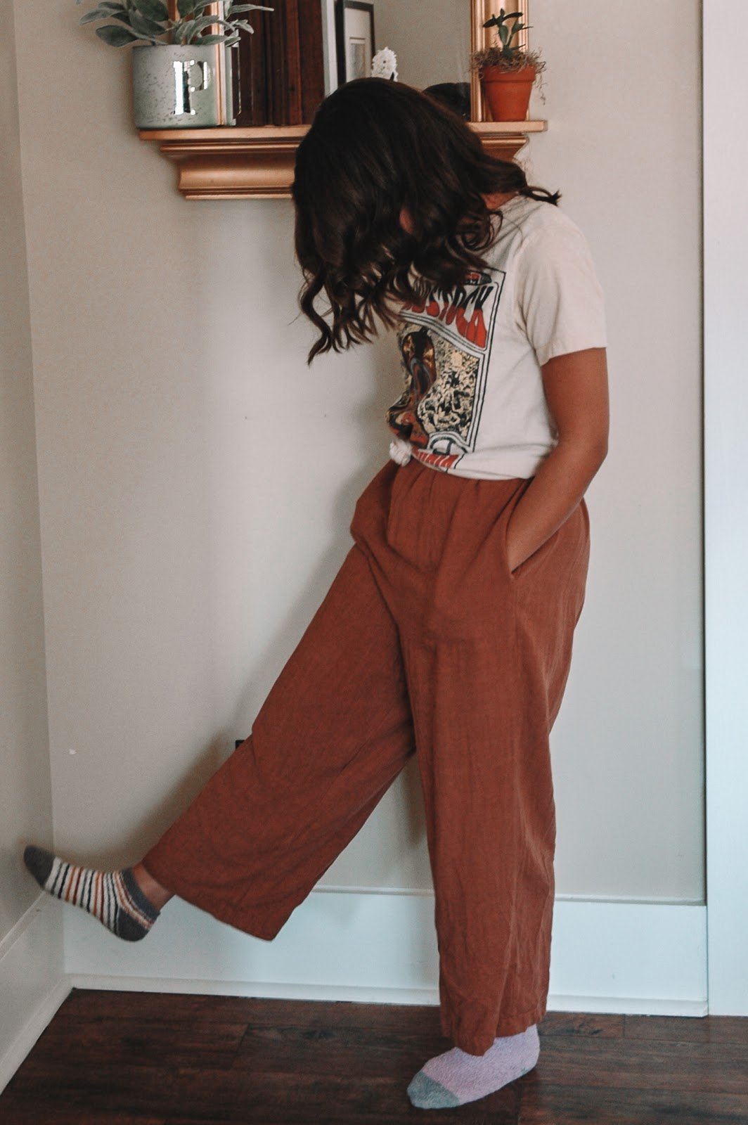 izzy woman wearing pants